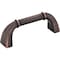 Jeffrey Alexander 3" Center-to-Center Brushed Oil Rubbed Bronze Cordova Cabinet Pull Z281-DBAC - alternate 1